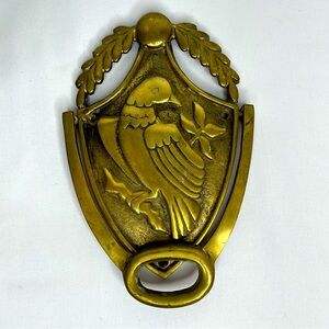 Vintage Brass Door Knocker with Eagle